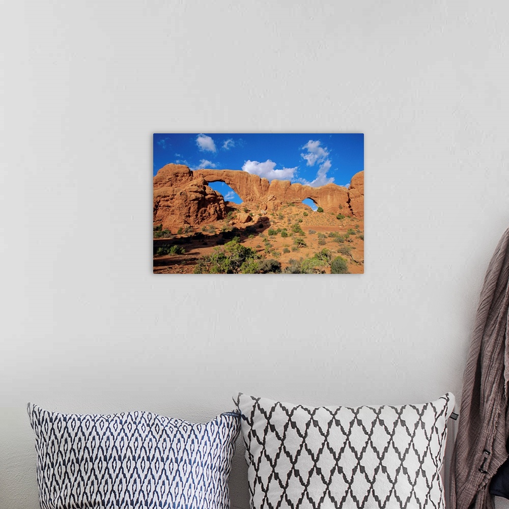 A bohemian room featuring North Window and South Window, Arches National Park, Utah