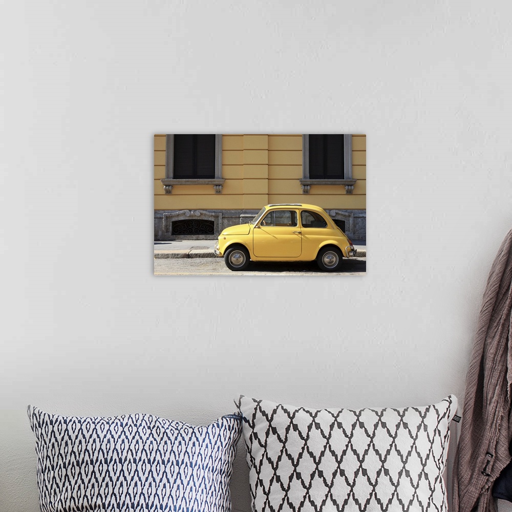 A bohemian room featuring Old Car, Fiat 500, Italy, Europe