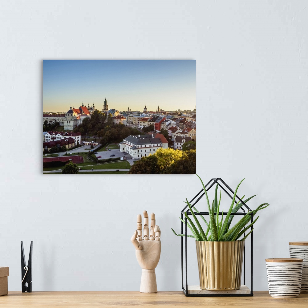 A bohemian room featuring Old Town skyline, City of Lublin, Lublin Voivodeship, Poland
