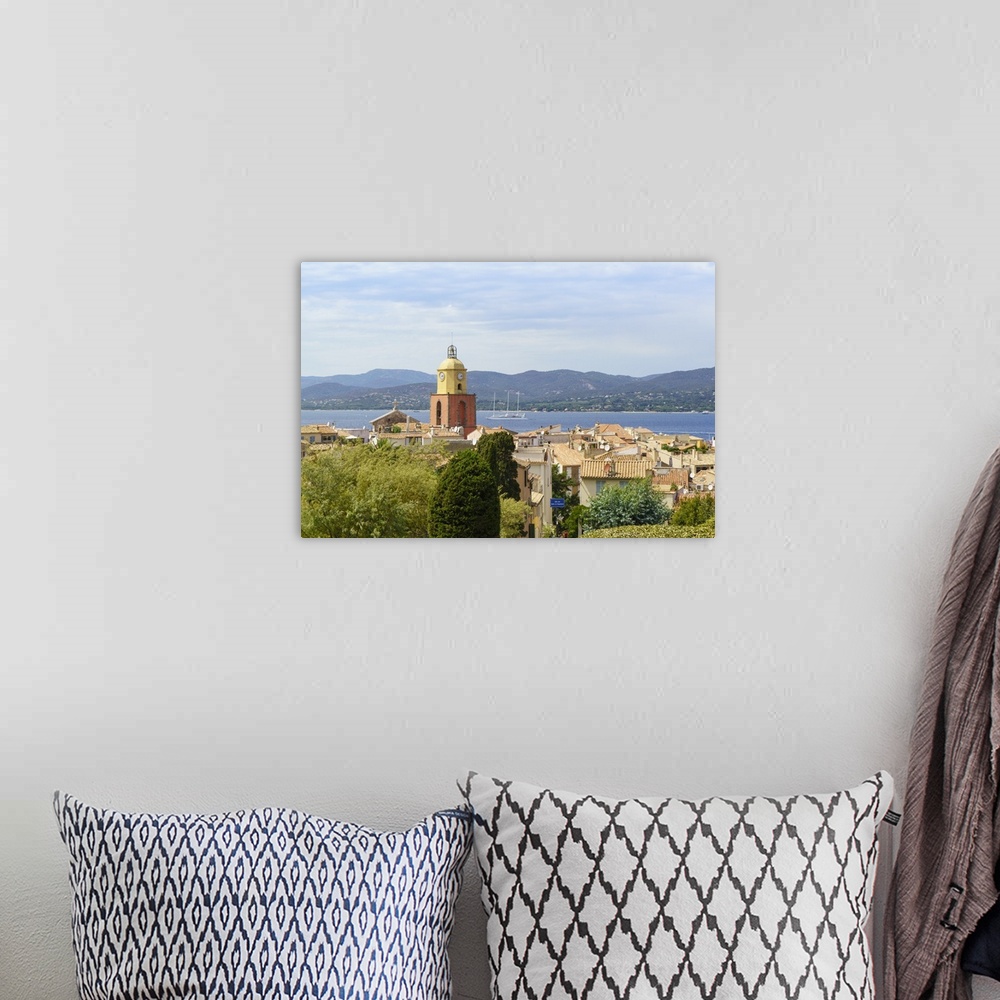 A bohemian room featuring Saint Tropez, Var, Cote d'Azur, Provence, French Riviera, France, Mediterranean, Europe