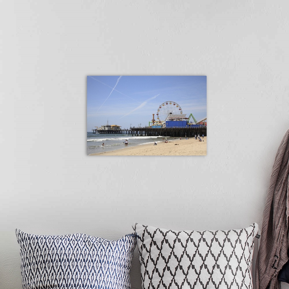 A bohemian room featuring Santa Monica Pier, Santa Monica, Los Angeles, California