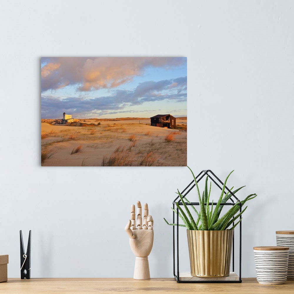 A bohemian room featuring Sunrise at dunes, Cabo Polonio, Rocha Department, Uruguay, South America