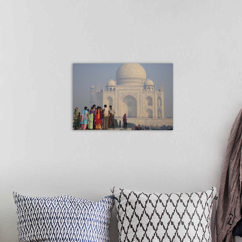A bohemian room featuring Taj Mahal, Agra, Uttar Pradesh, India, Asia