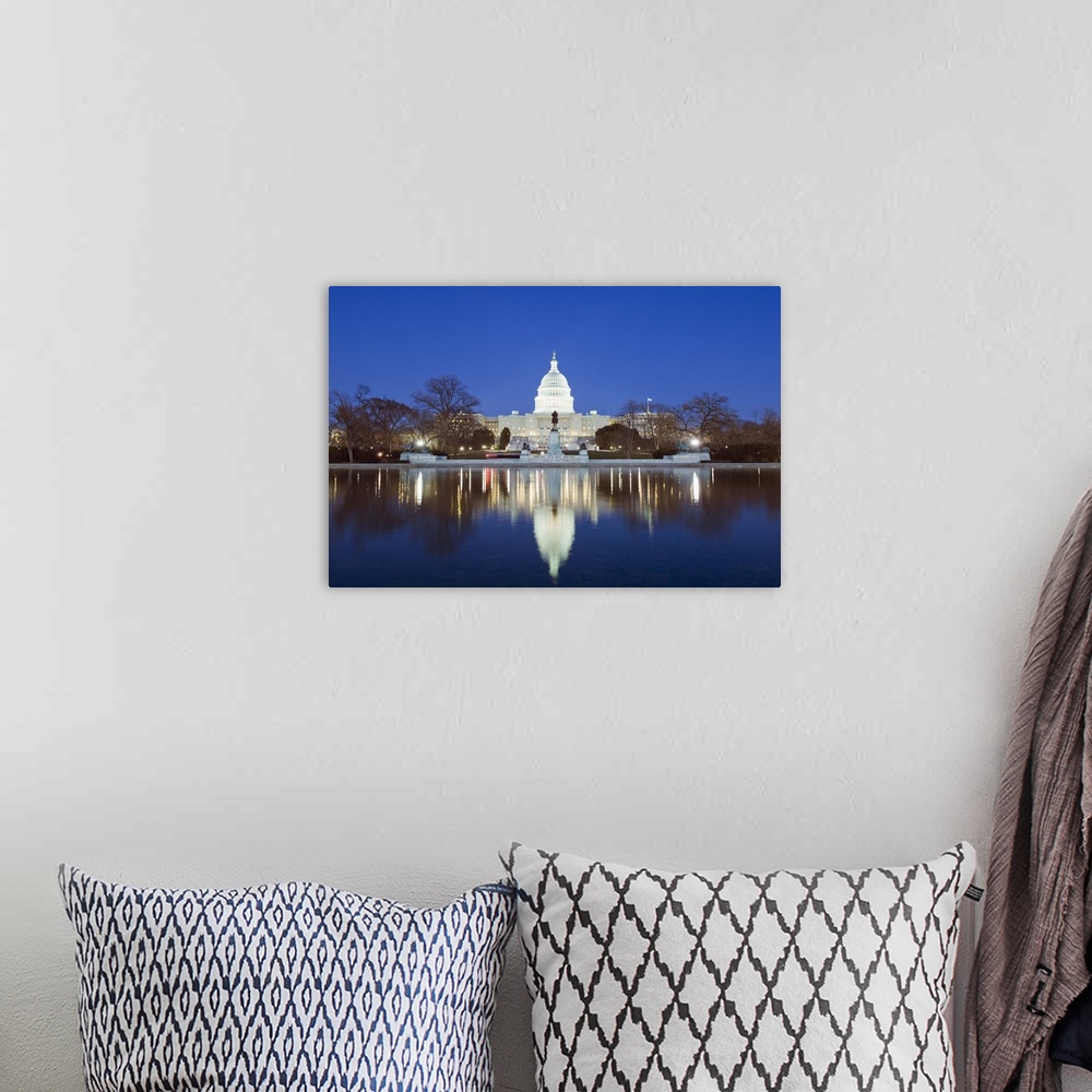 A bohemian room featuring The Capitol Building, Capitol Hill, Washington D.C