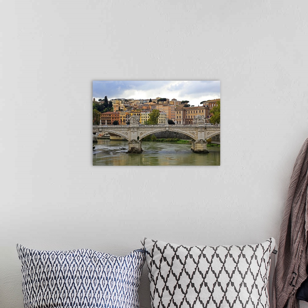 A bohemian room featuring Tiber River, Rome, Lazio, Italy