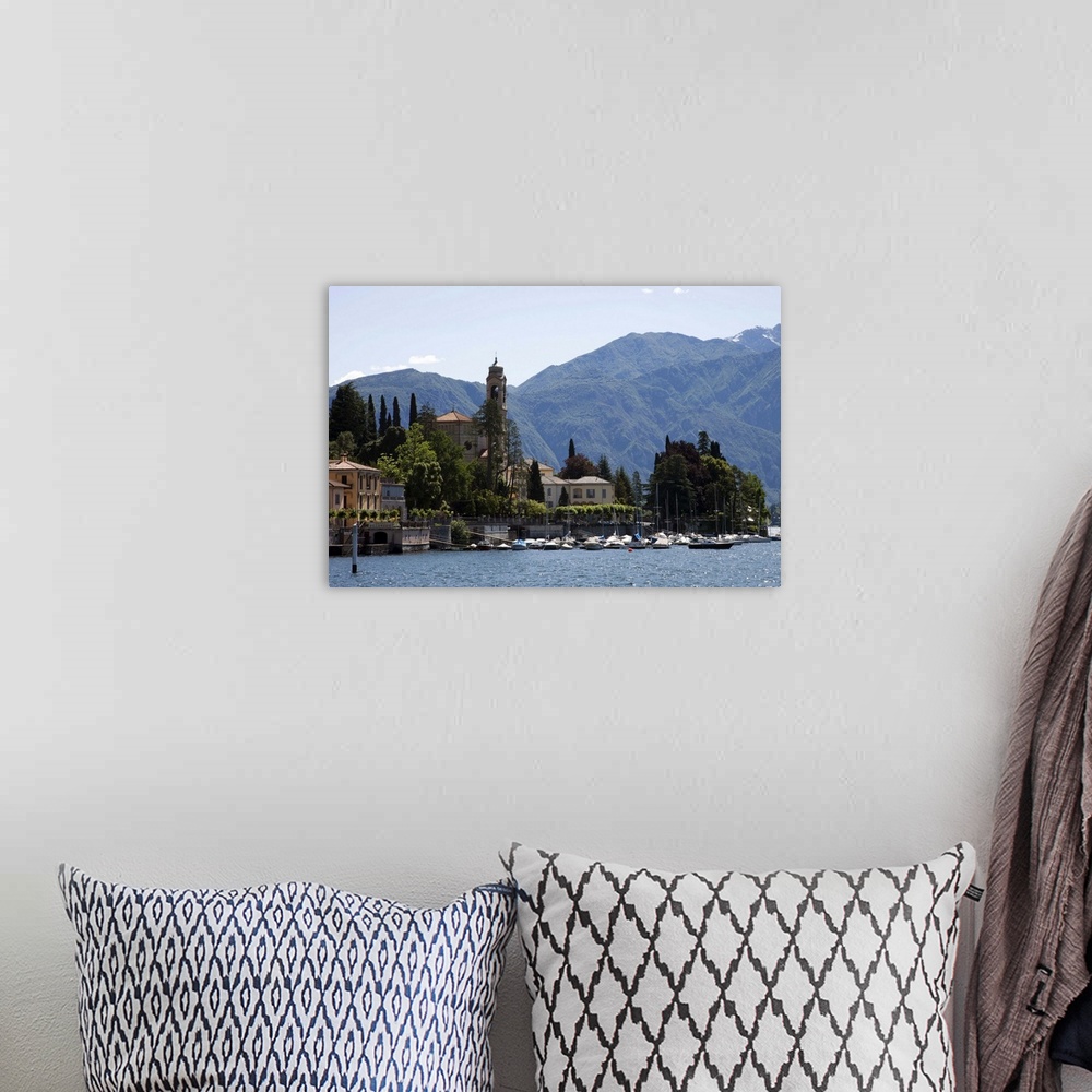 A bohemian room featuring Tremezzo, Lake Como, Lombardy, Italian Lakes, Italy, Europe