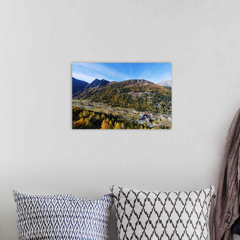 A bohemian room featuring Trient, Valais, Swiss Alps, Switzerland, Europe
