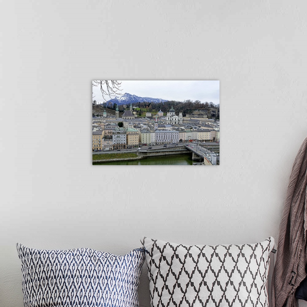 A bohemian room featuring View towards the old town, Salzburg, Austria