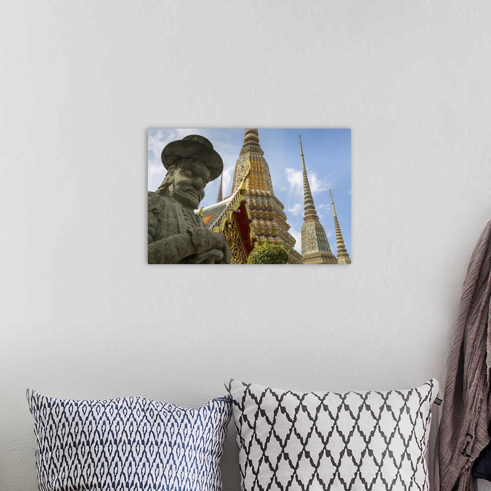 A bohemian room featuring Wat Pho, Bangkok, Thailand, Southeast Asia