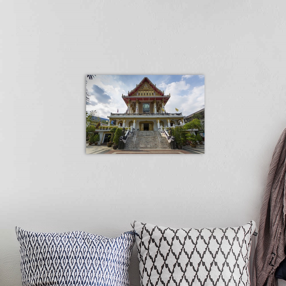 A bohemian room featuring Wat Samphandhawongs, Bangkok, Thailand, Southeast Asia