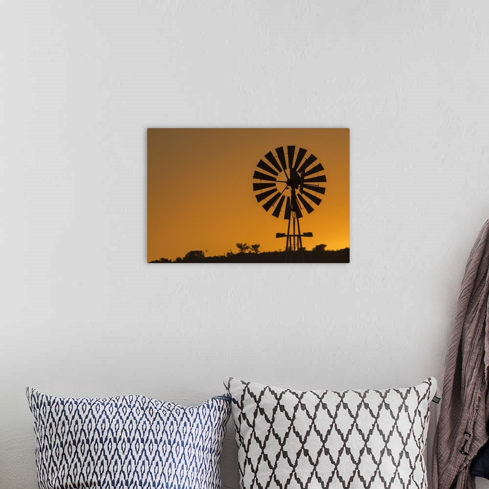 A bohemian room featuring Wind pump, South Africa, Africa