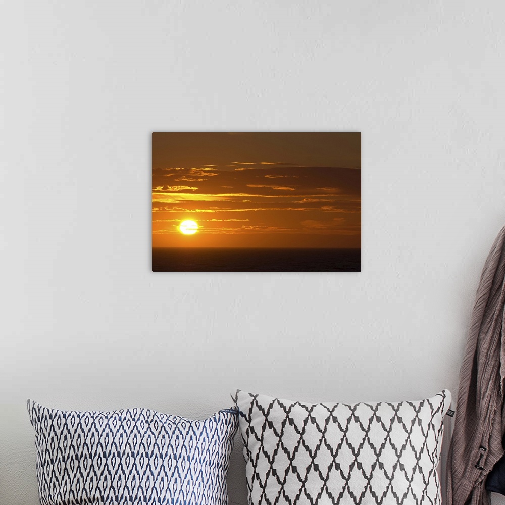 A bohemian room featuring Sunset at Gulf of St Lawrence