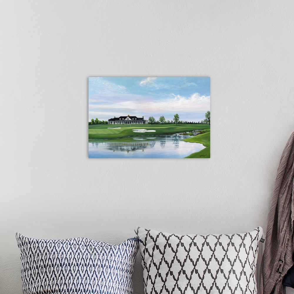 A bohemian room featuring Golfing Reflections