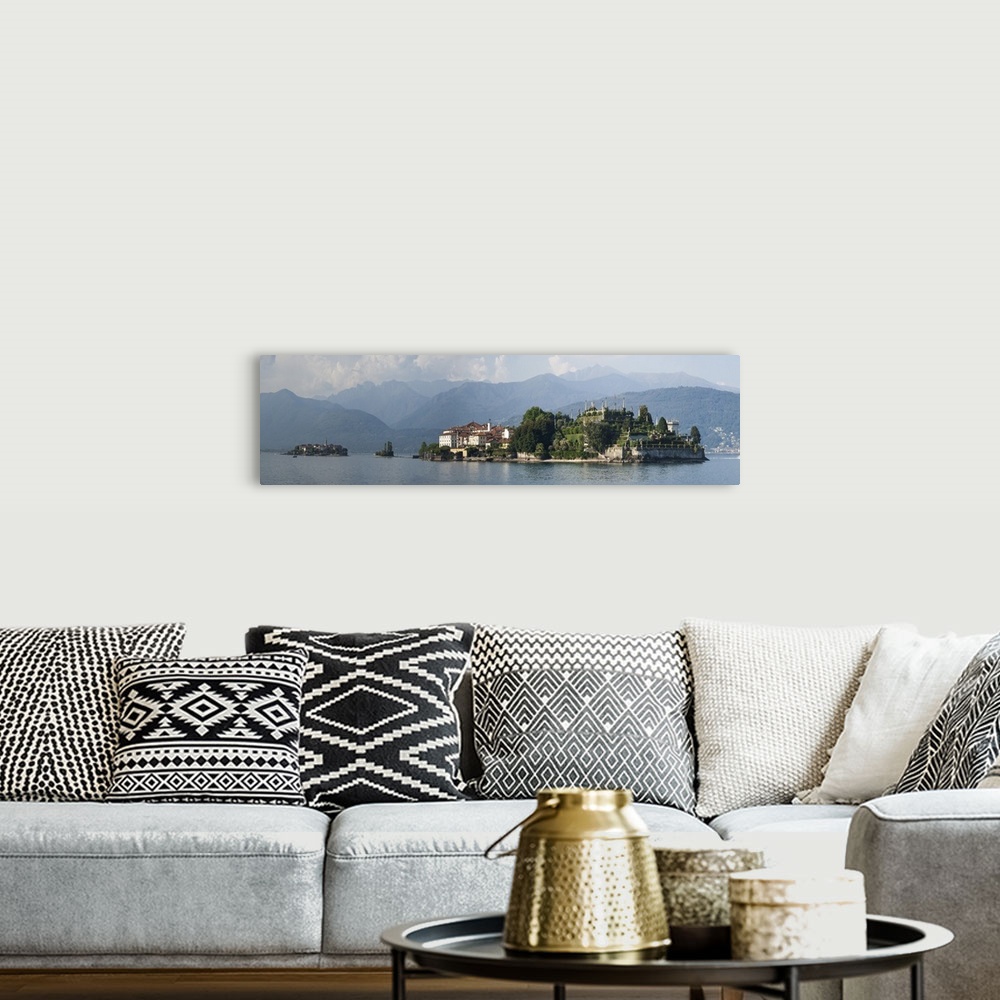 A bohemian room featuring Isola Bella and Isola dei Pescatori, Borromean Islands, Lake Maggiore, Piedmont, Italian Lakes, I...