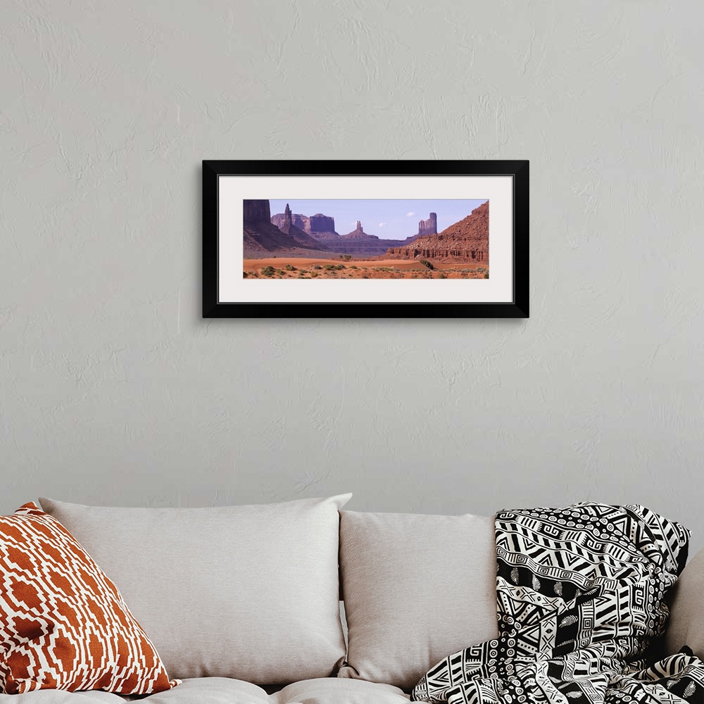 A bohemian room featuring Arizona, Monument Valley, View to Northwest from 1st marker in the Valley