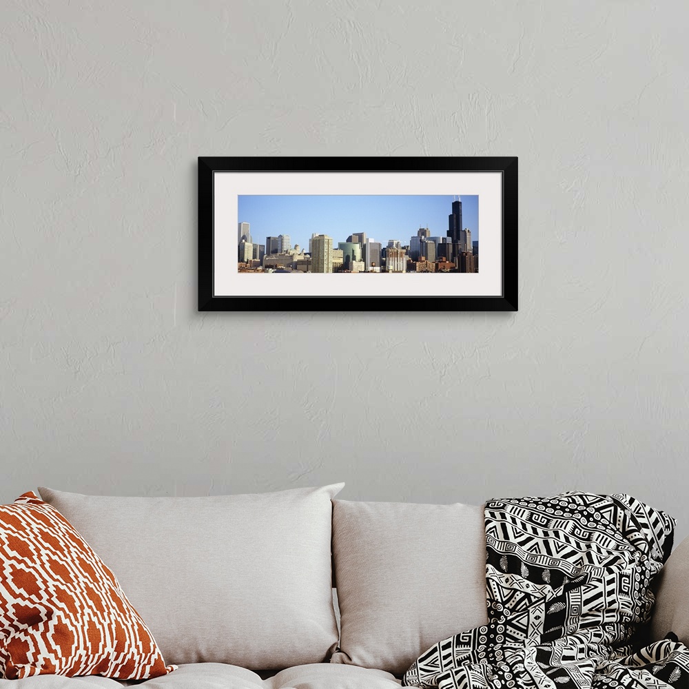 A bohemian room featuring Buildings in a city, Chicago, Illinois