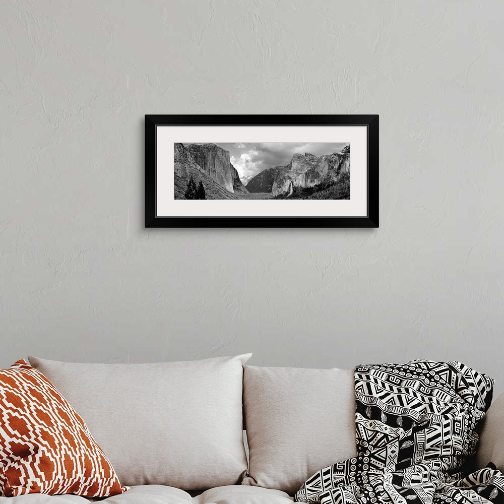 A bohemian room featuring California, Yosemite National Park, Low angle view of rock formations in a landscape