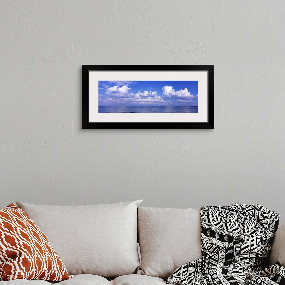 A bohemian room featuring Clouds over the sea, Tampa Bay, Gulf Of Mexico, Anna Maria Island, Manatee County, Florida