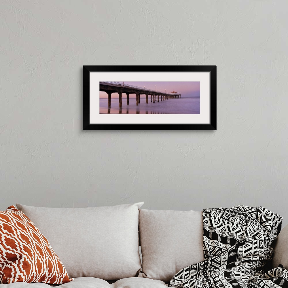 A bohemian room featuring Pier, Manhattan Beach Pier, Manhattan Beach, Los Angeles County, California