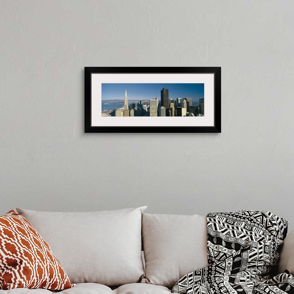 A bohemian room featuring San Francisco Skyline