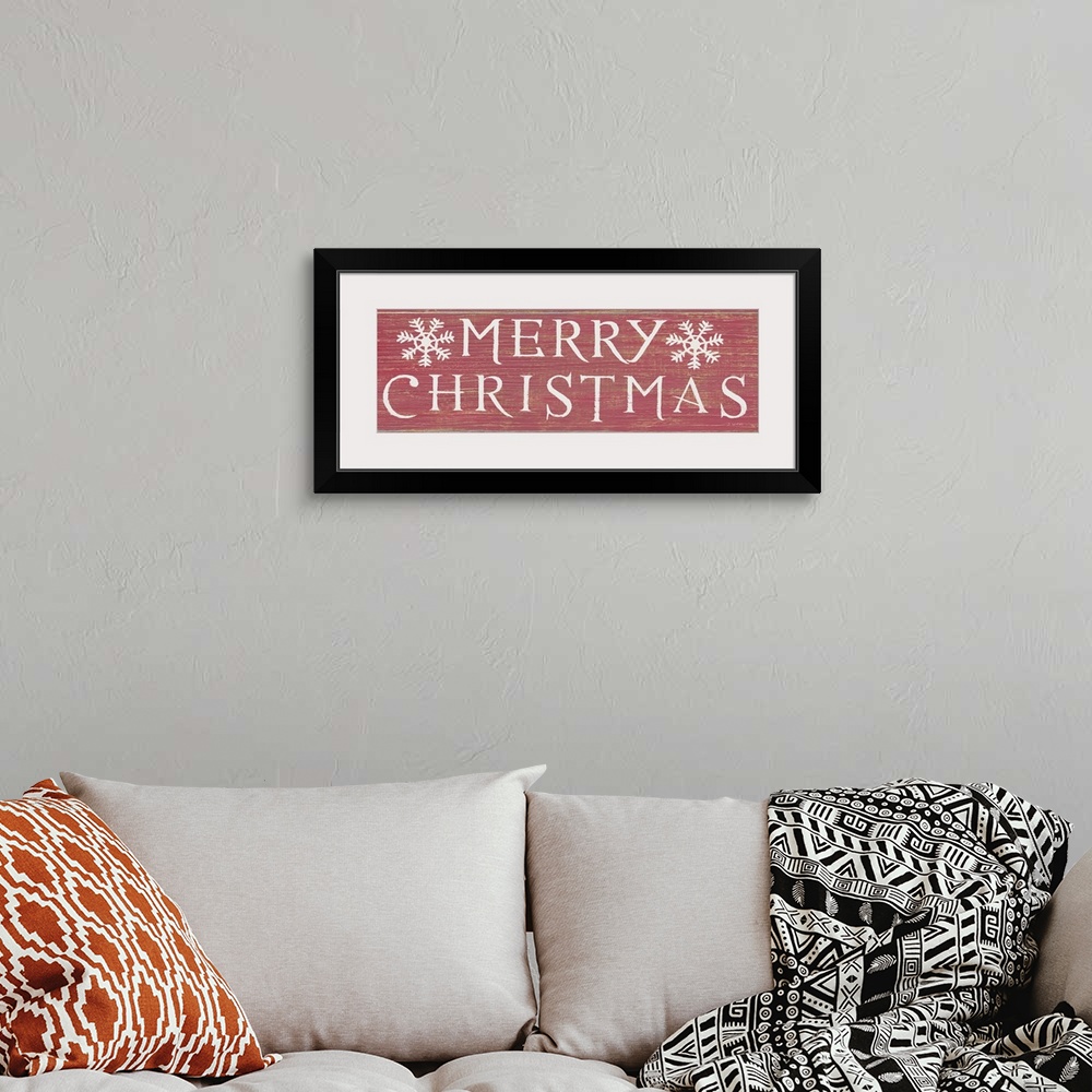 A bohemian room featuring Christmas Affinity III Red