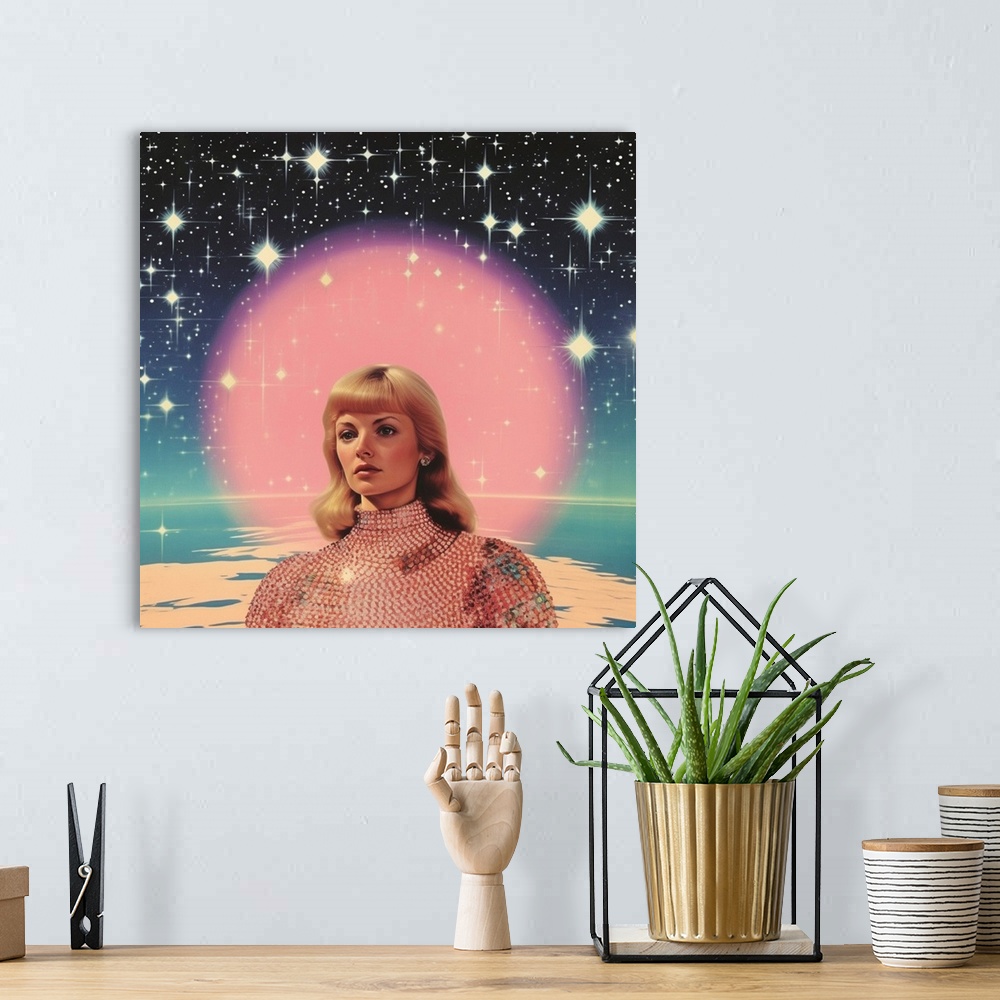 A bohemian room featuring Babe In Space