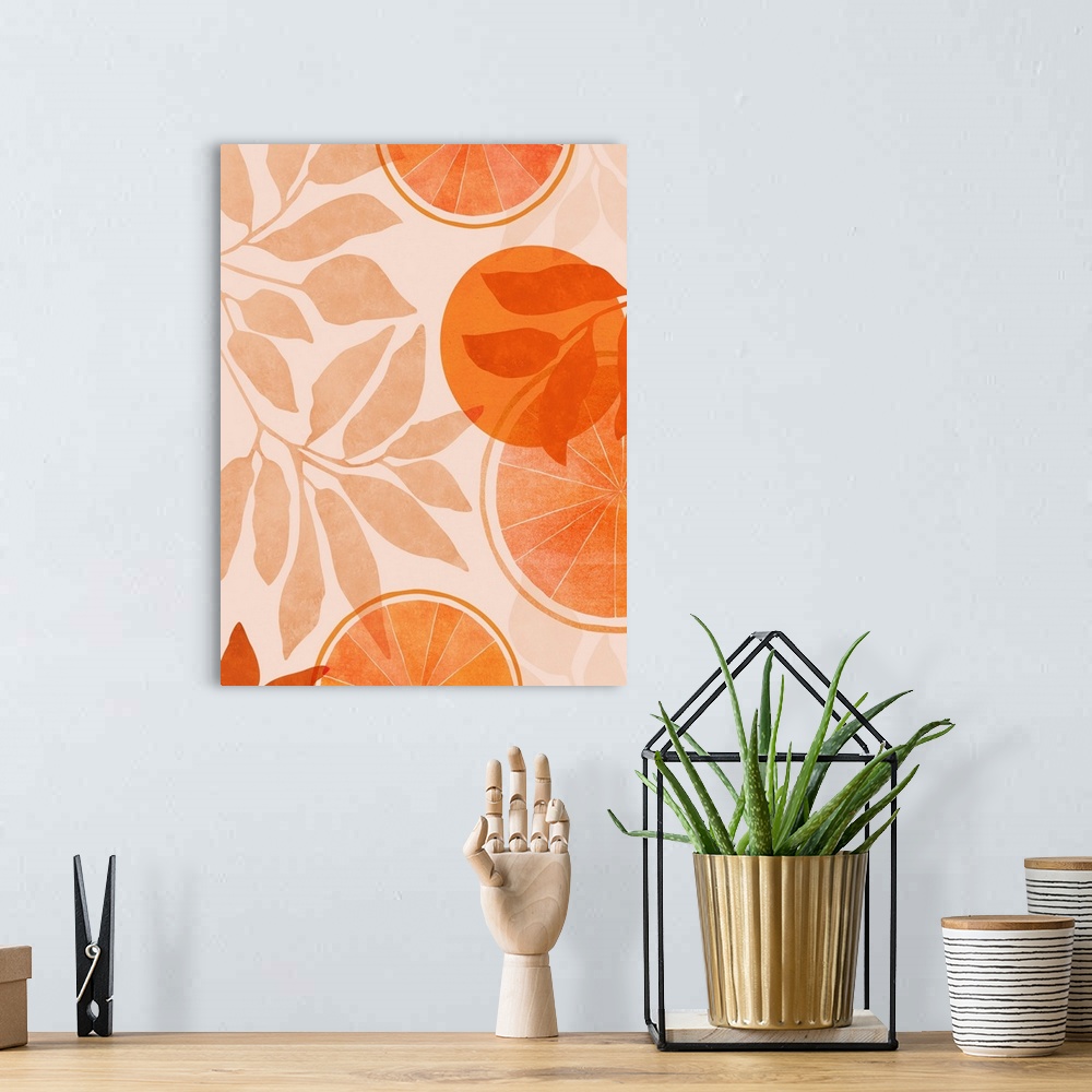 A bohemian room featuring Citrus Collage