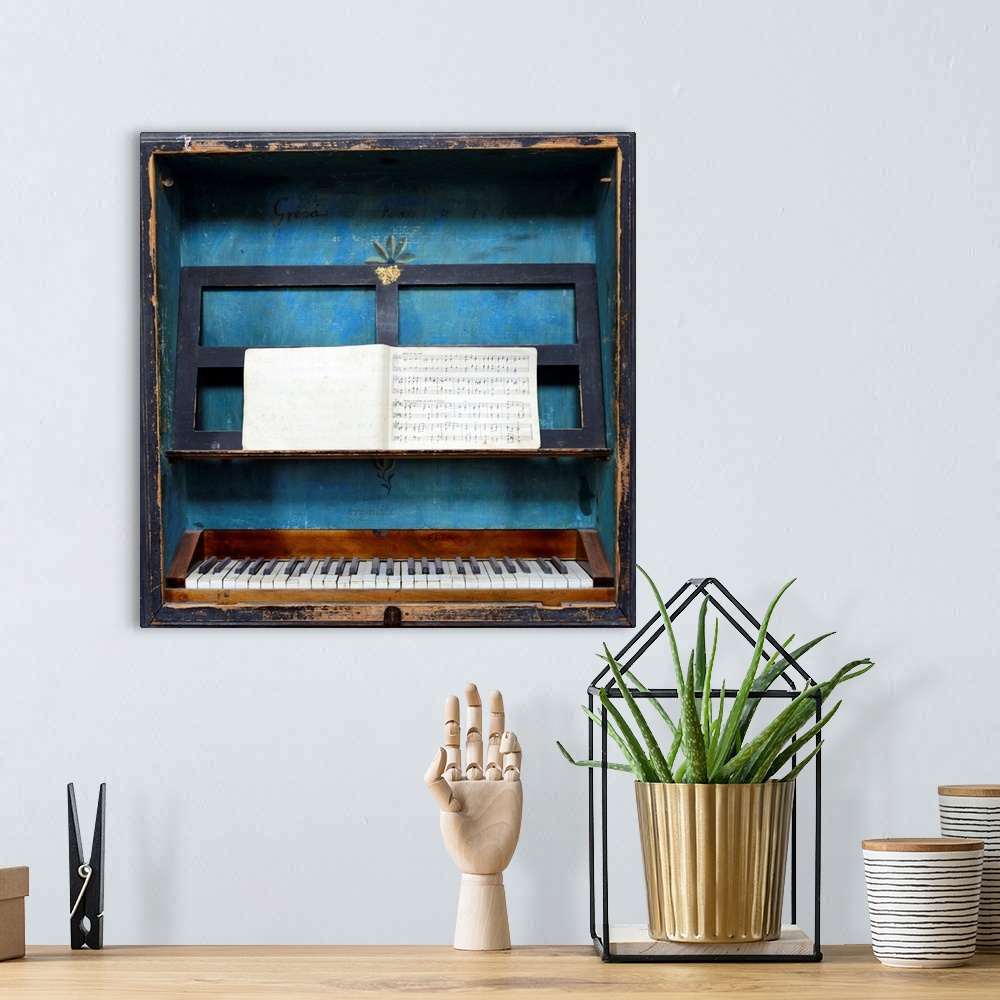 A bohemian room featuring Music Box