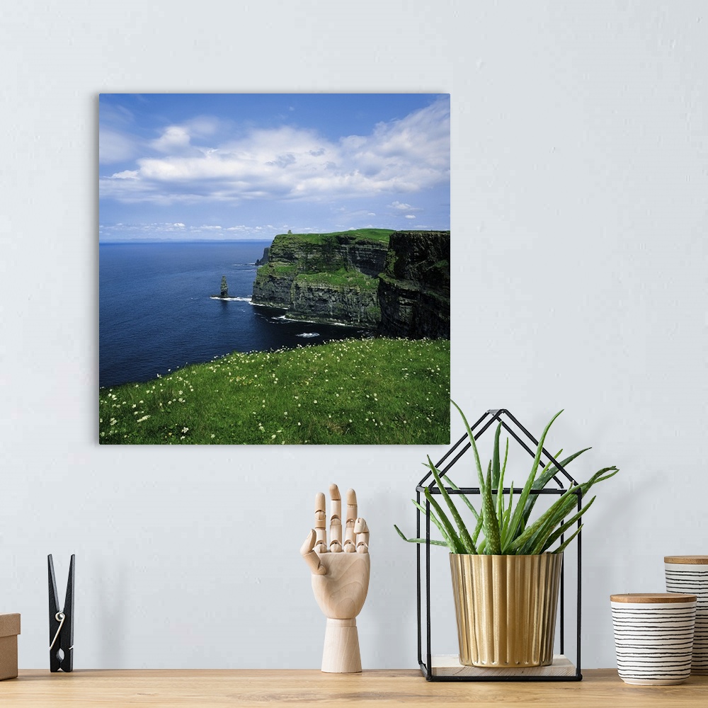 A bohemian room featuring Cliffs Of Moher, County Clare, Ireland, Cliffs On The Atlantic Ocean