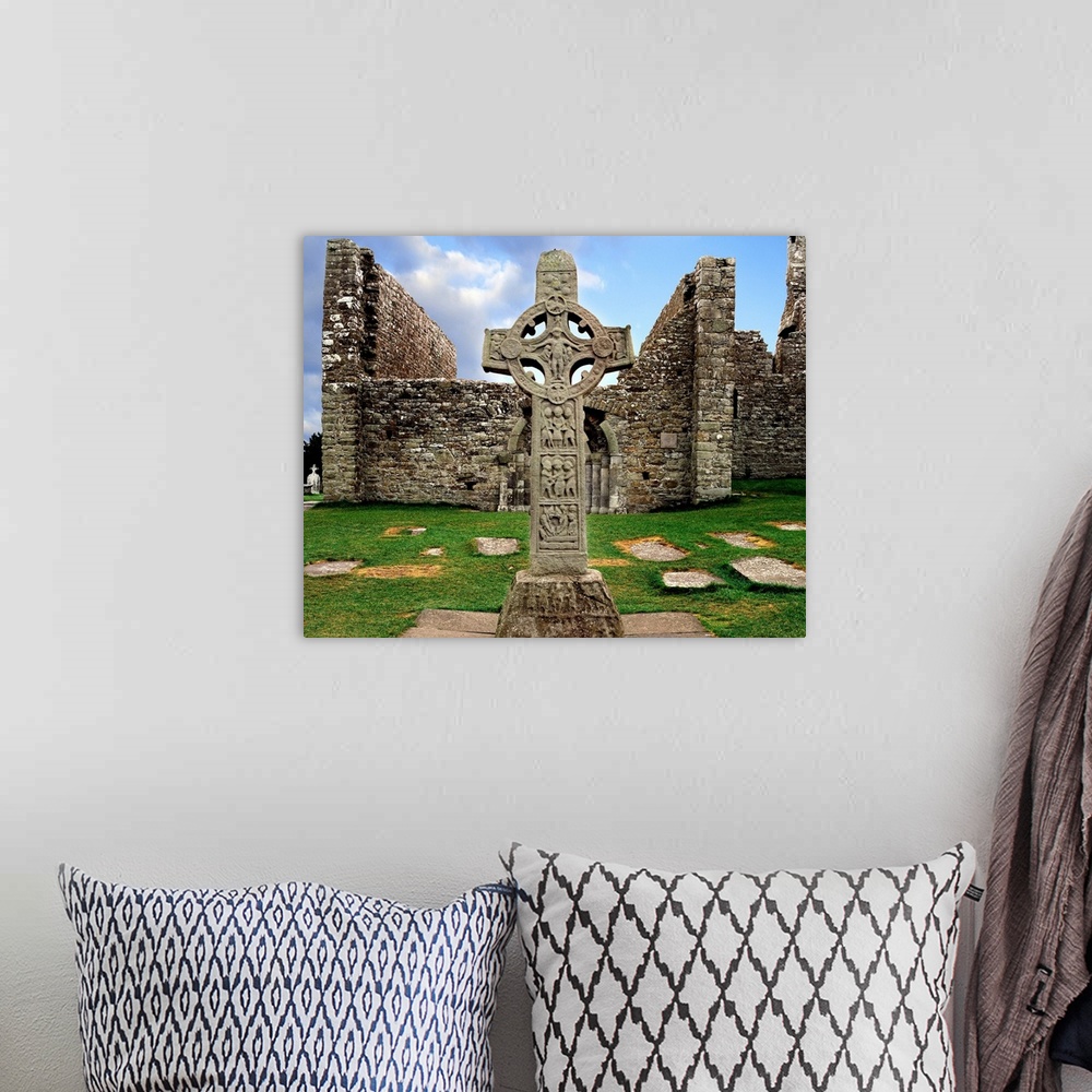 A bohemian room featuring Clonmacnoise, County Offaly, Ireland