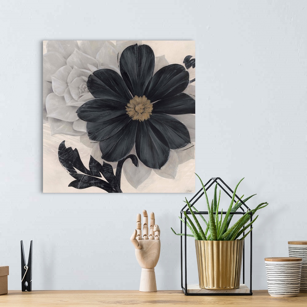A bohemian room featuring Blossom and Succulent Black