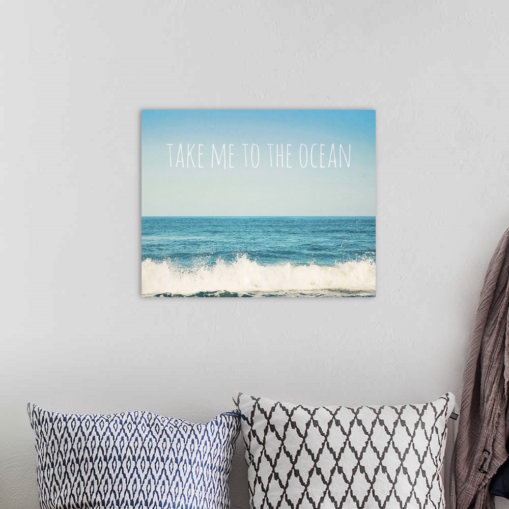 A bohemian room featuring Take Me To The Ocean