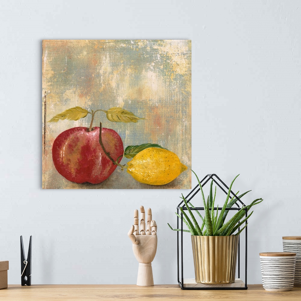 A bohemian room featuring Fruit