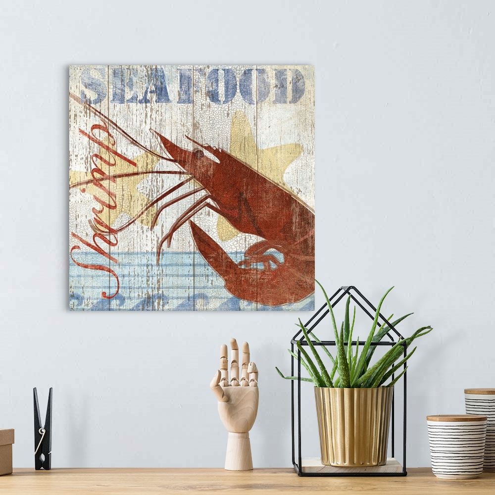 A bohemian room featuring Seafood IV