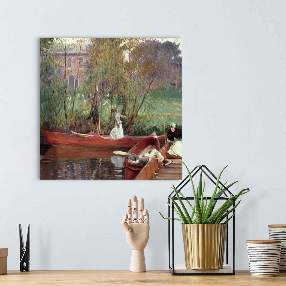 A bohemian room featuring A boating party
