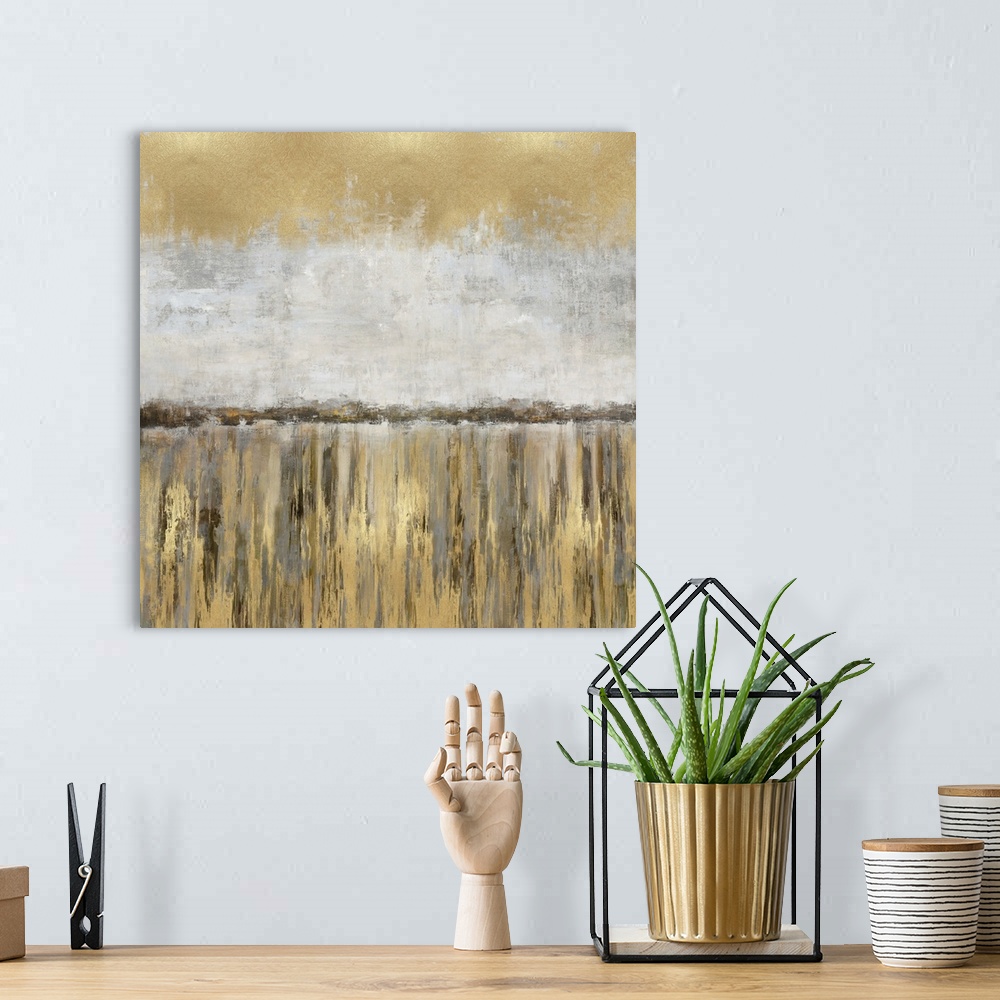 A bohemian room featuring Abstract Lines II T