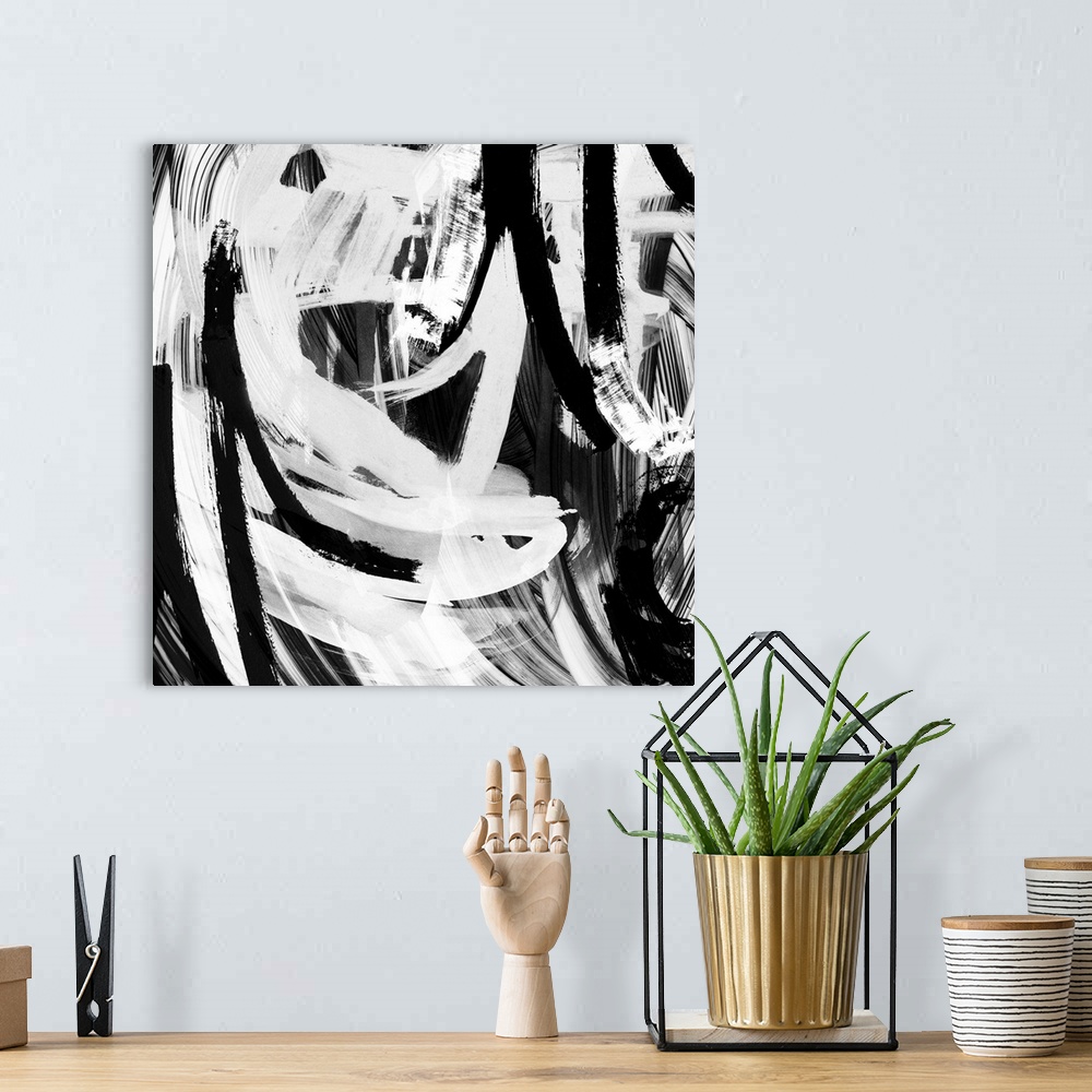A bohemian room featuring Abstract Mix Brush 2