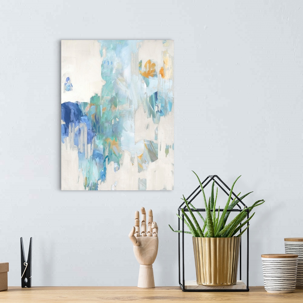 A bohemian room featuring Abstract Spots II