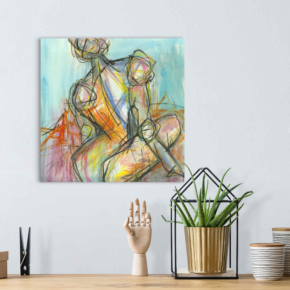 A bohemian room featuring Nude #79