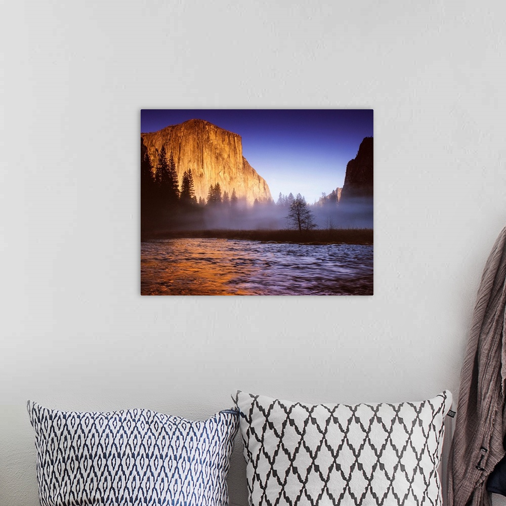 A bohemian room featuring California, Yosemite National Park, Half Dome Rock