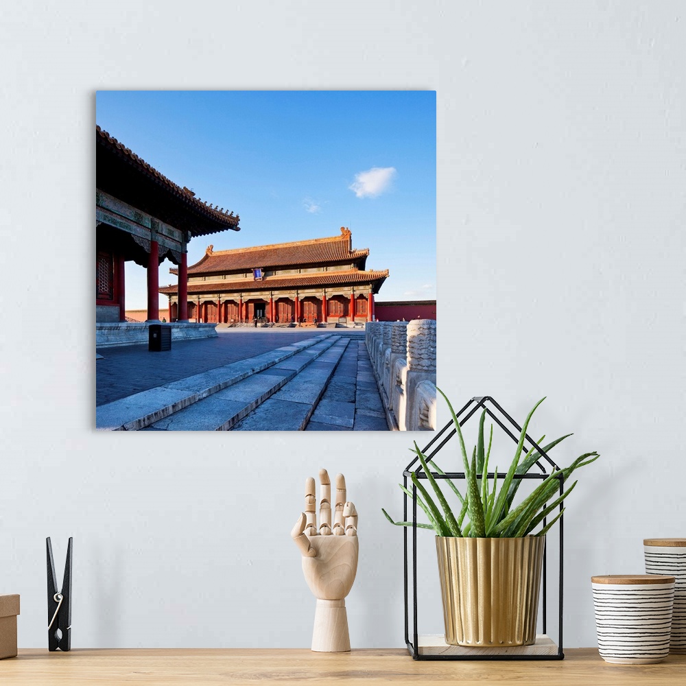 A bohemian room featuring China, Beijing, Forbidden City, Palace of Heavenly Purity.