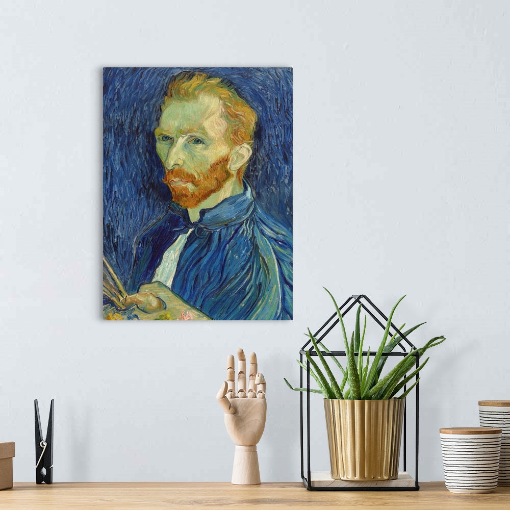 Self-Portrait, by Vincent van Gogh, 1889 Wall Art, Canvas Prints ...