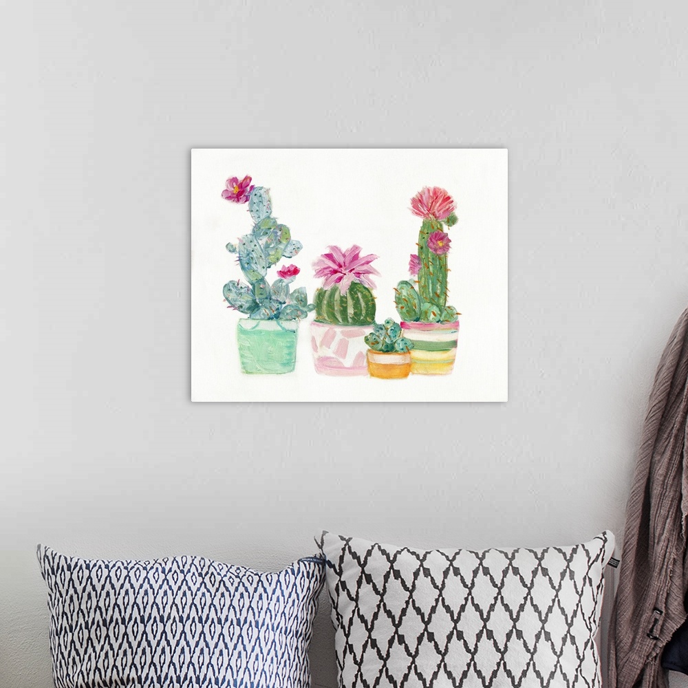 A bohemian room featuring Cacti Conglomerate II