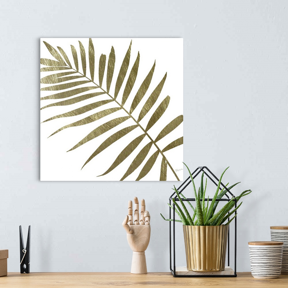 A bohemian room featuring Golden Frond II