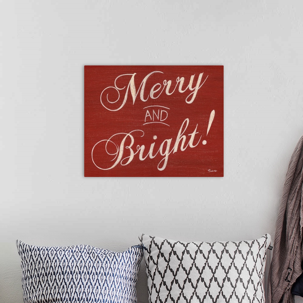 A bohemian room featuring Red Merry And Bright
