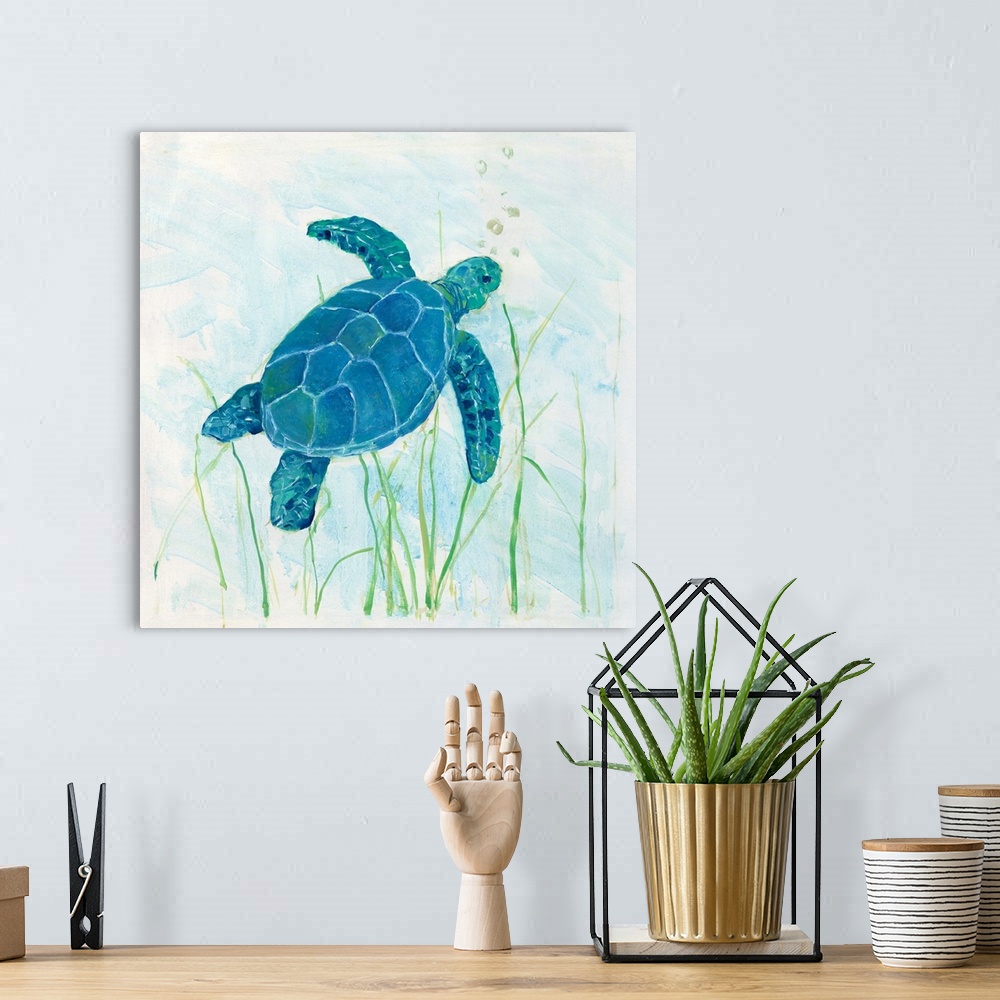 A bohemian room featuring Reef Turtle I