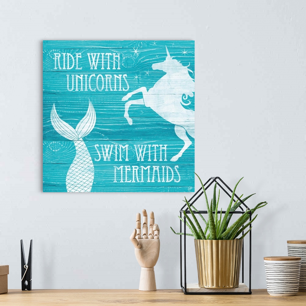 A bohemian room featuring Ride With Unicorns