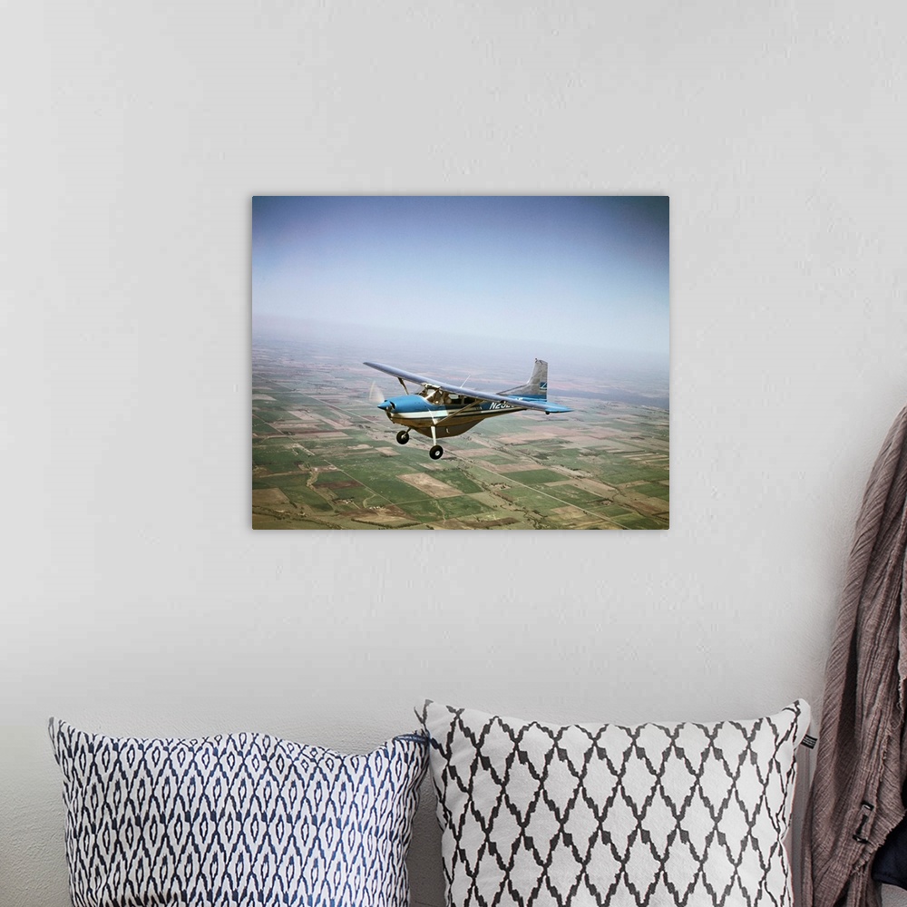A bohemian room featuring Cessna 150