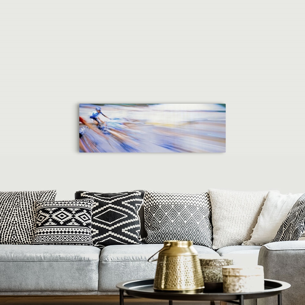 Cycle race (blurred motion) Wall Art, Canvas Prints, Framed Prints