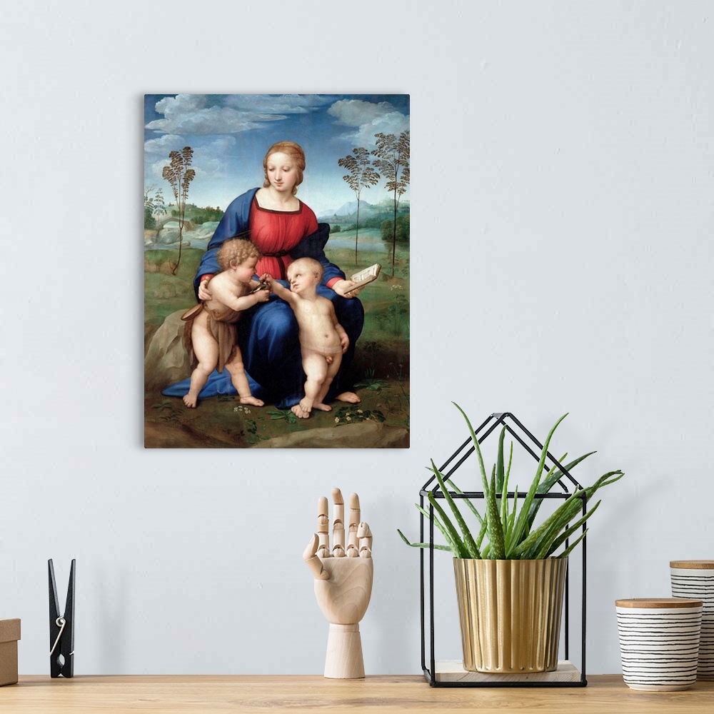 Madonna Del Cardellino (Madonna Of The Goldfinch) By Raphael Wall Art ...